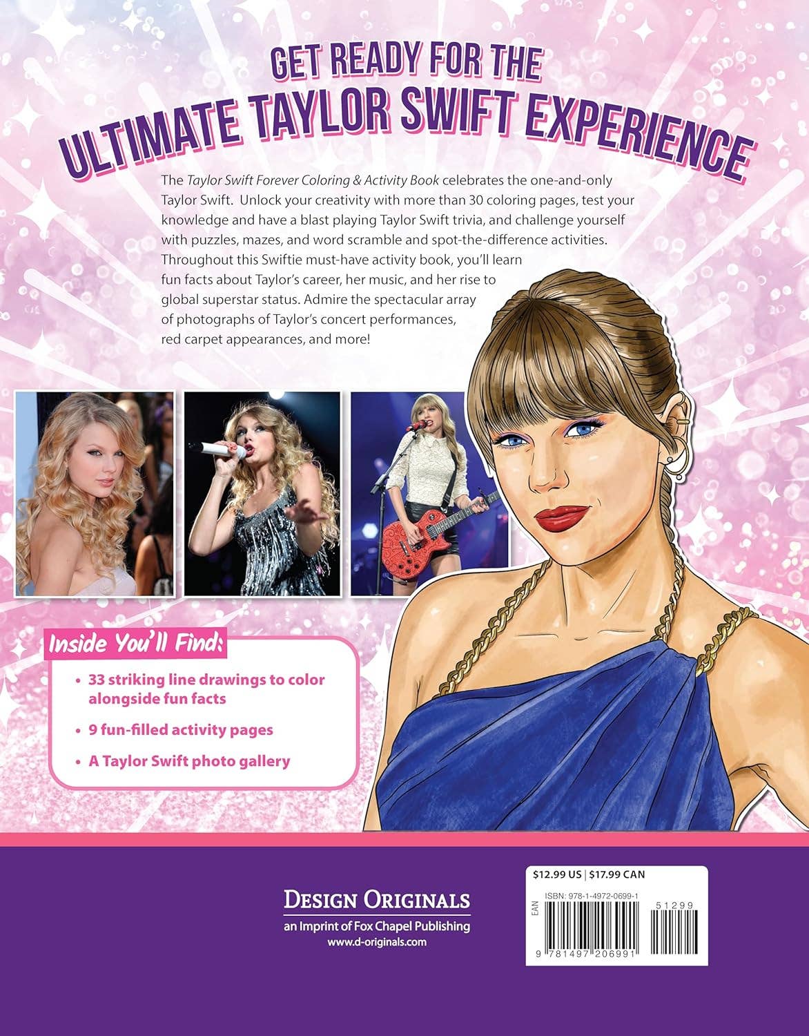 Taylor Swift Forever Coloring & Activity Book