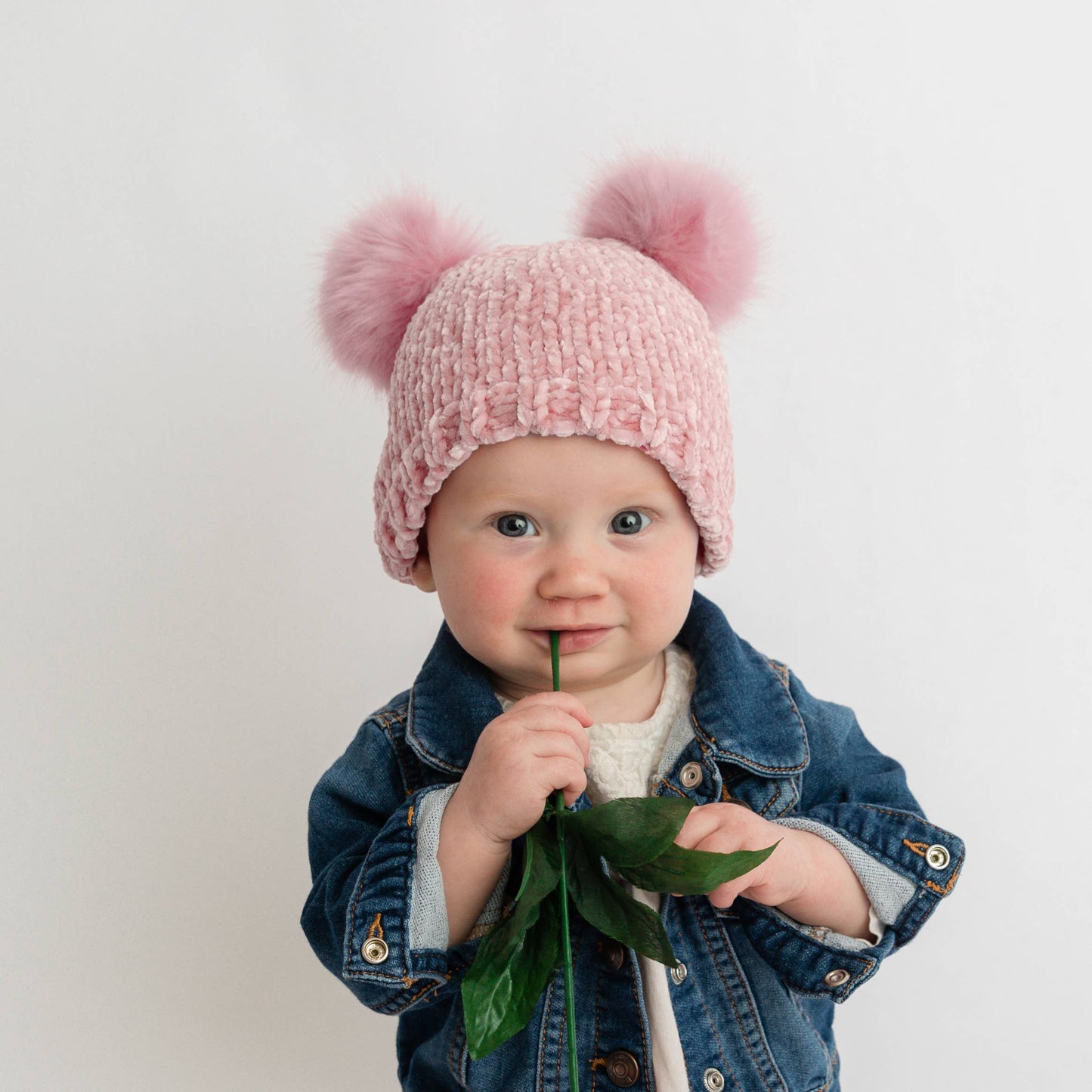 Rosy Chenille Beanie Hat