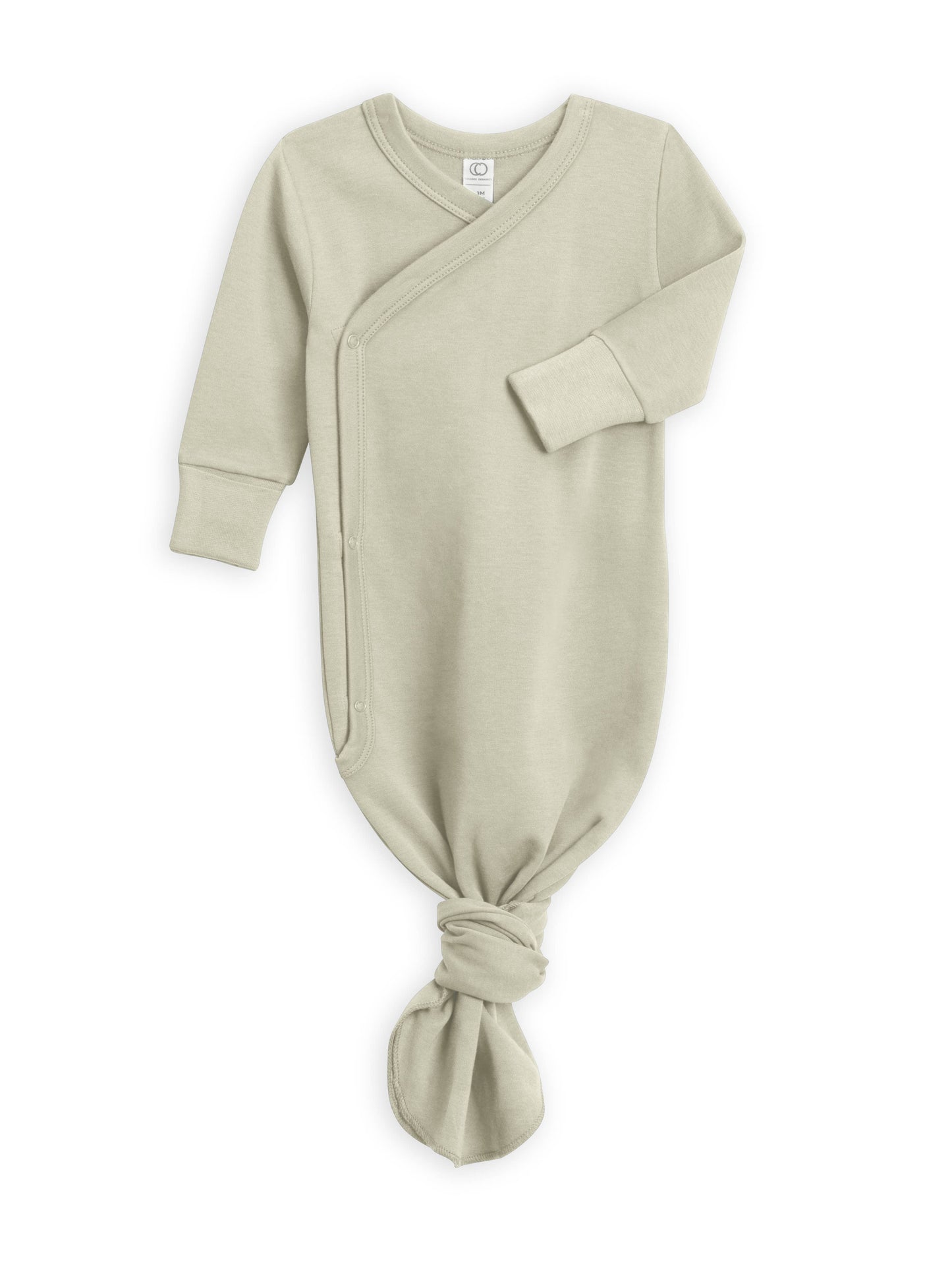 Organic Newborn Gown - Sage