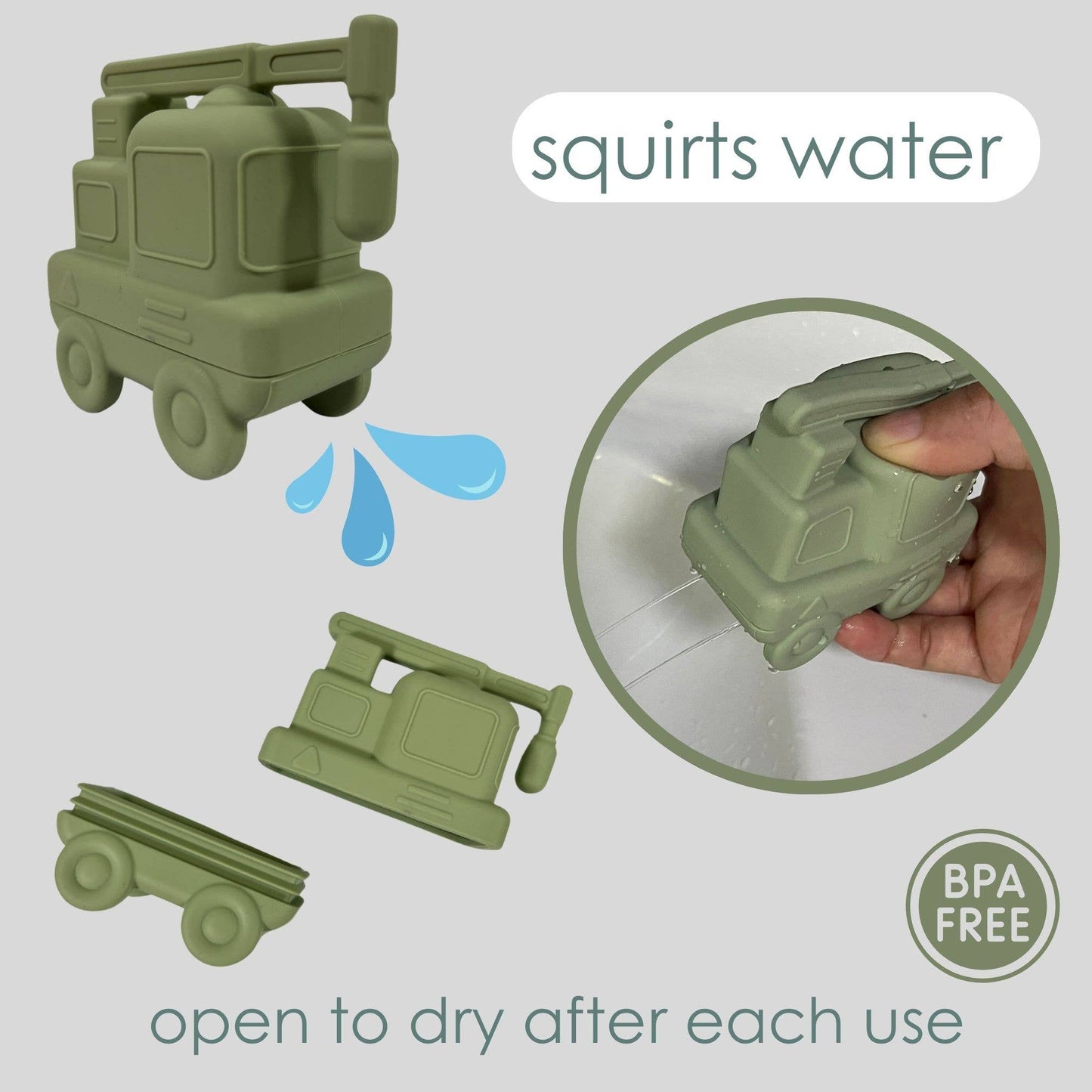 Ali+Oli Bath Toys - 3pc Water Set