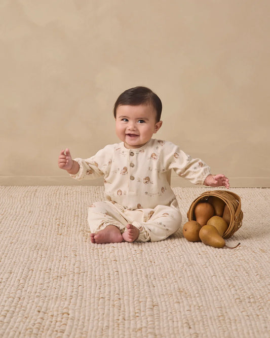 QM Henley Bubble Jumpsuit- Turkey
