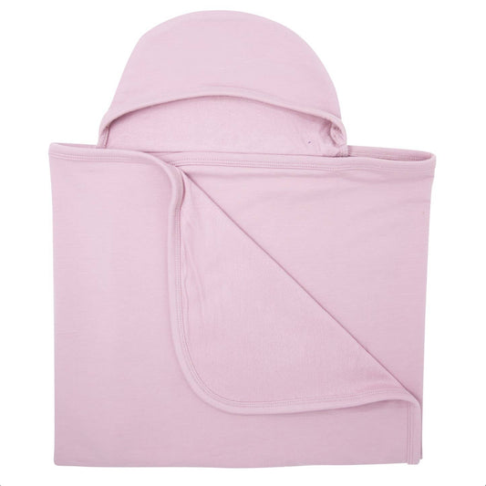 French Terry Hooded Towel - Petunia Pink