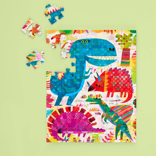 Dinosaur Day 48 Piece Puzzle Snax