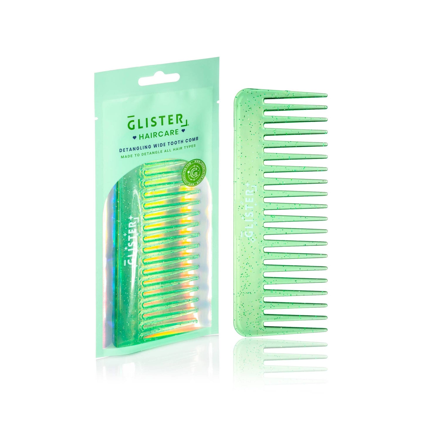 Wide Tooth Detangling Comb - Pink