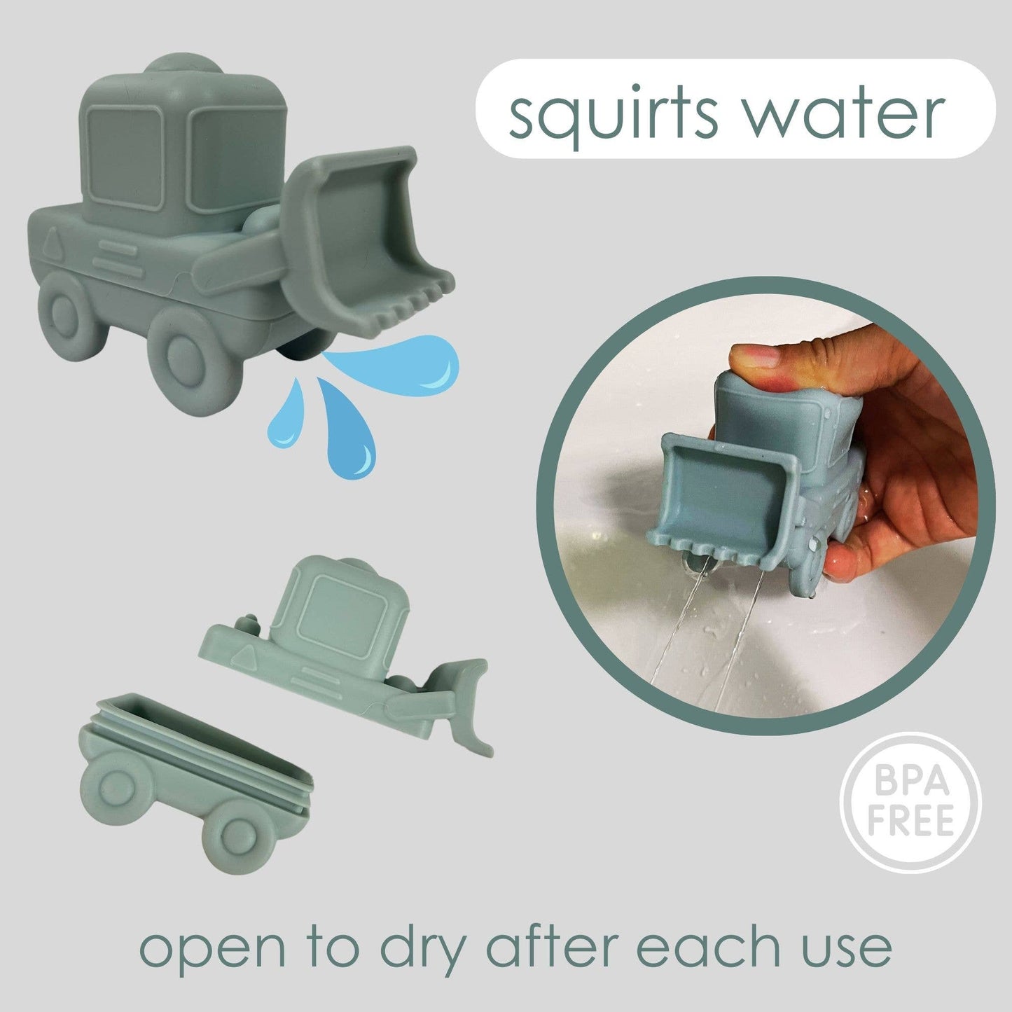 Ali+Oli Bath Toys - 3pc Water Set