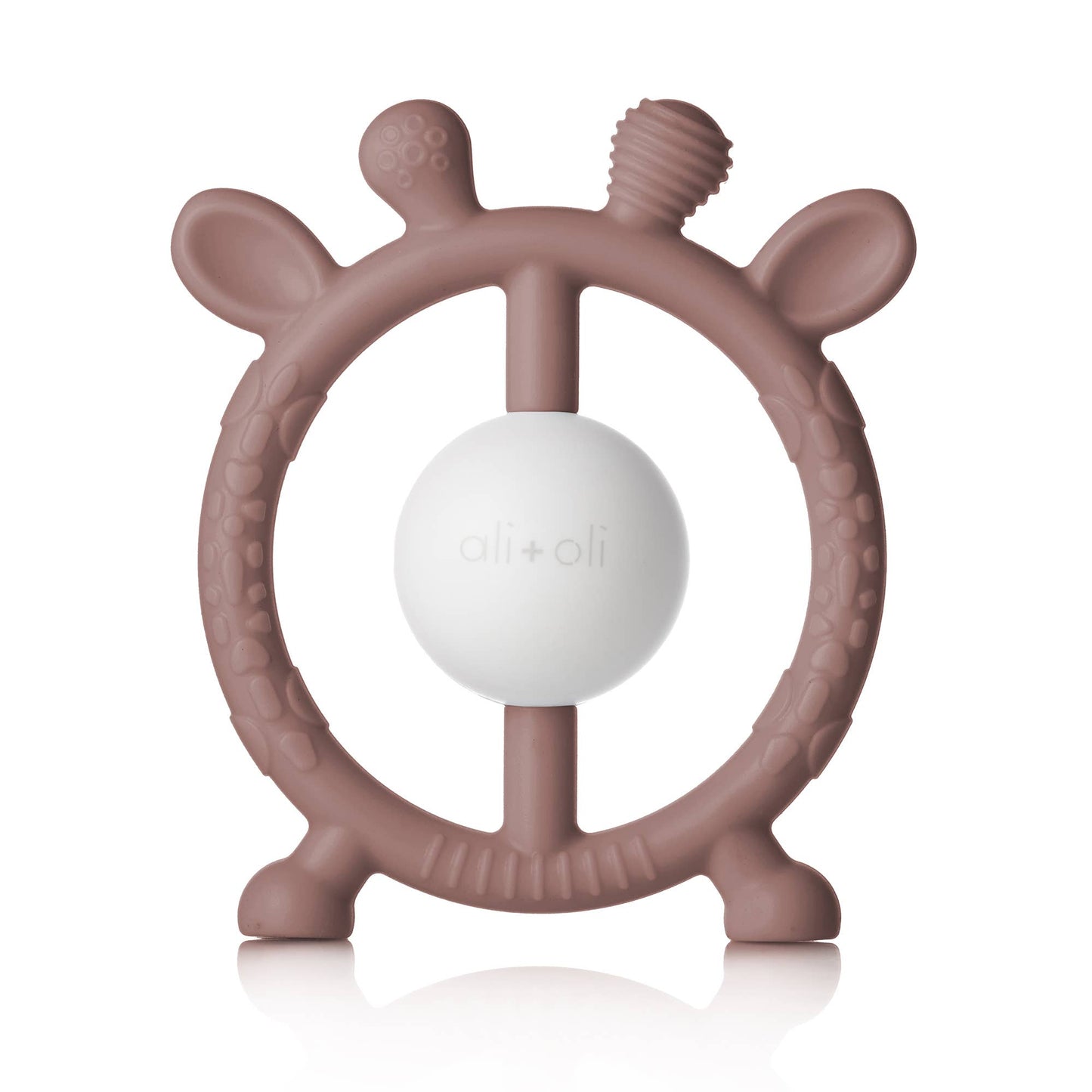 Giraffe Teether & Rattle - Berry