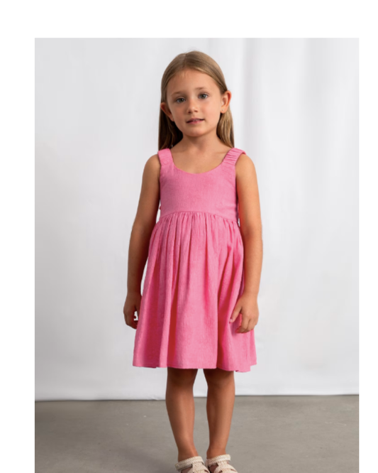 Flowers Dress- Geranium 3925