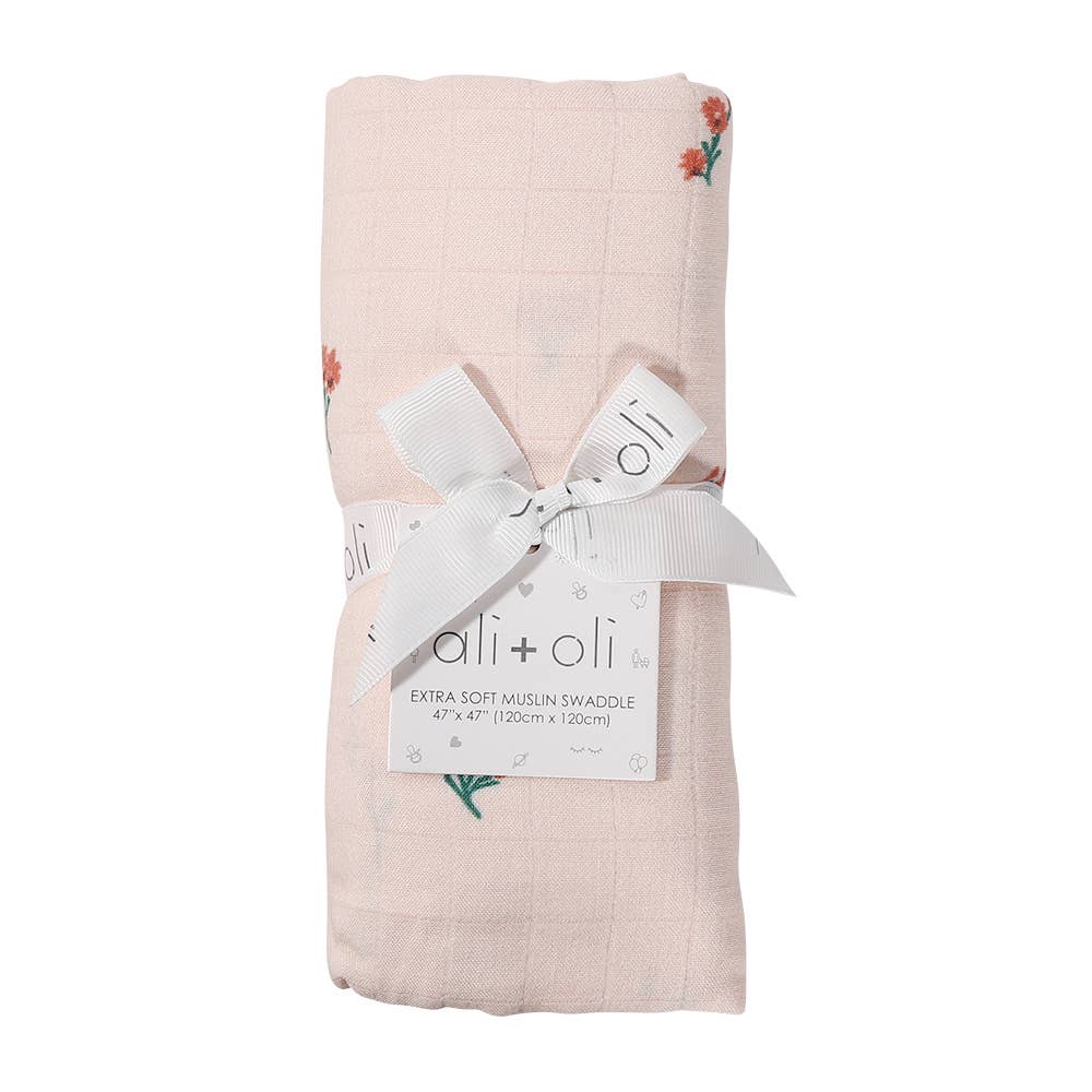 Bamboo Swaddle- Petite Posies