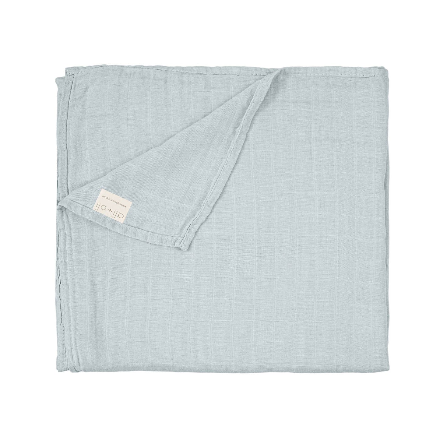 Muslin Swaddle Blanket- Misty Sky