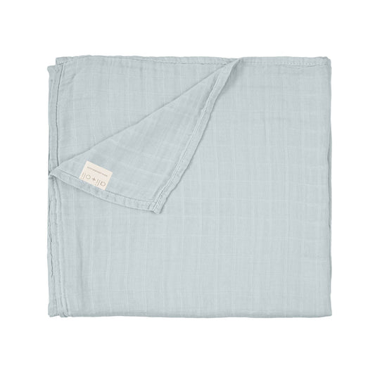 Muslin Swaddle Blanket- Misty Sky