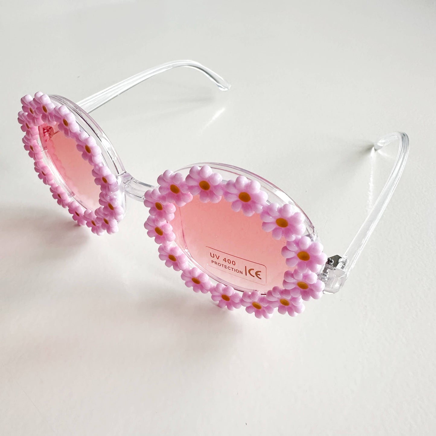 Daisy Pink Flower Sunglasses