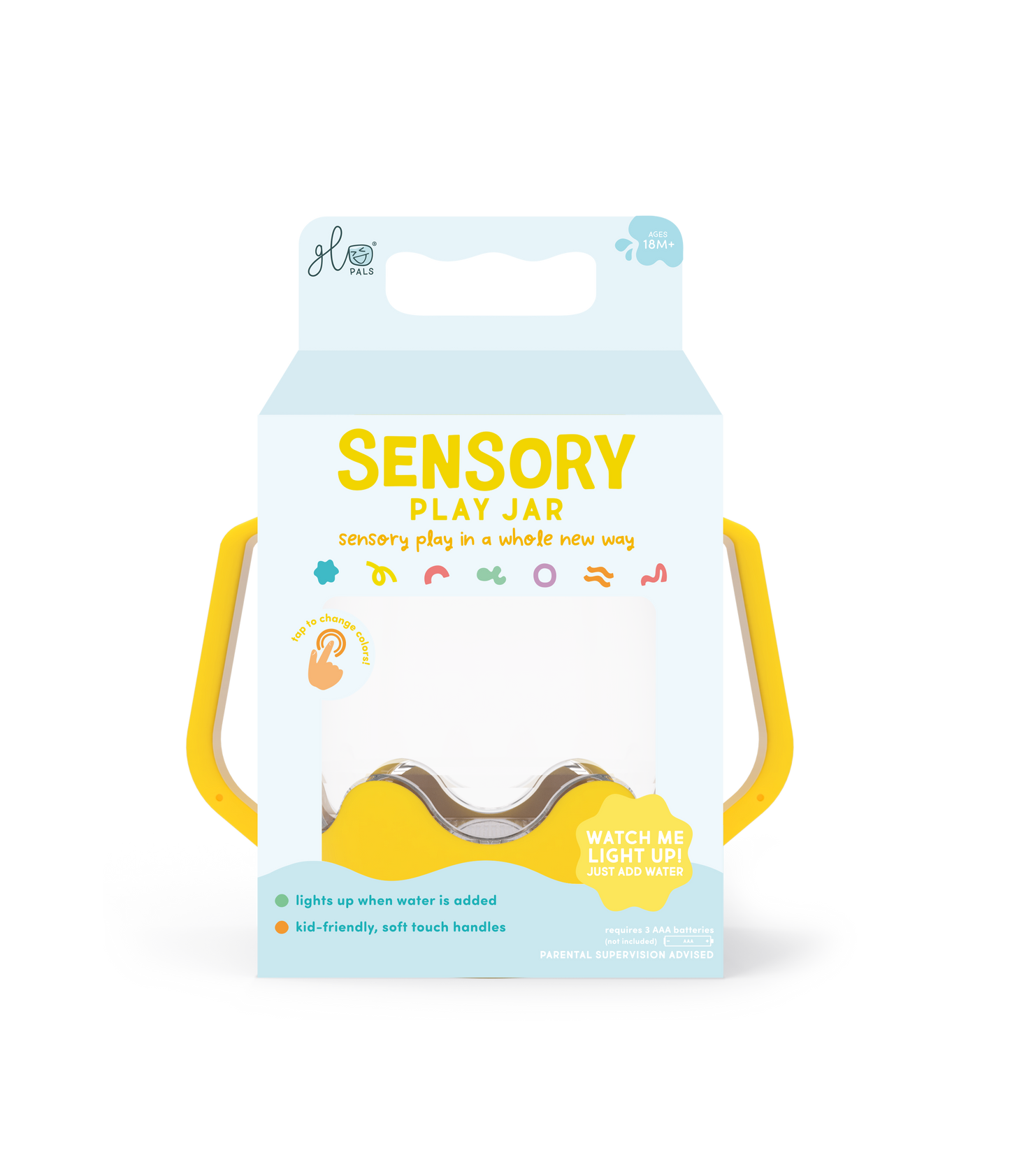 Sensory Play Jar - Yellow