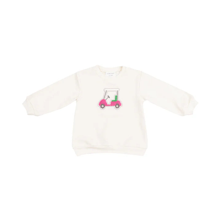 Oversize Sweatshirt - Golf Cart Pink