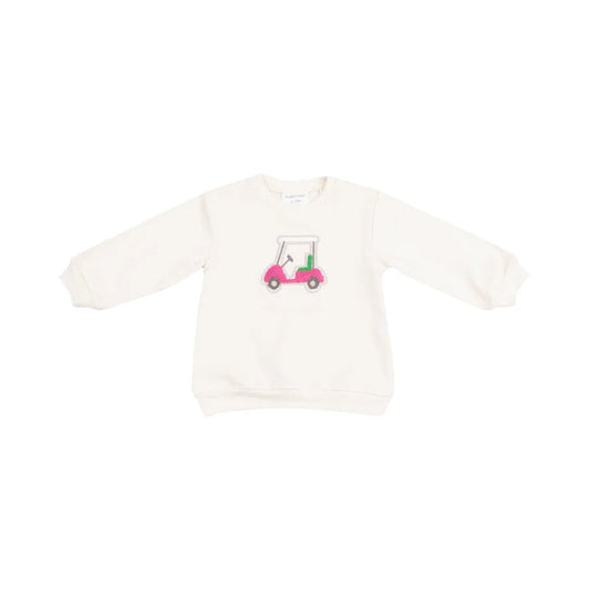 Oversize Sweatshirt - Golf Cart Pink