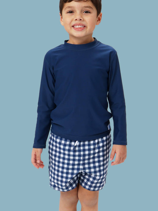 Navy Long Sleeve Rash Guard