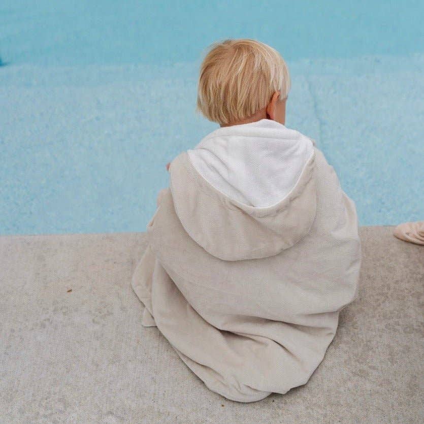 Infant Hooded Towel - Feather