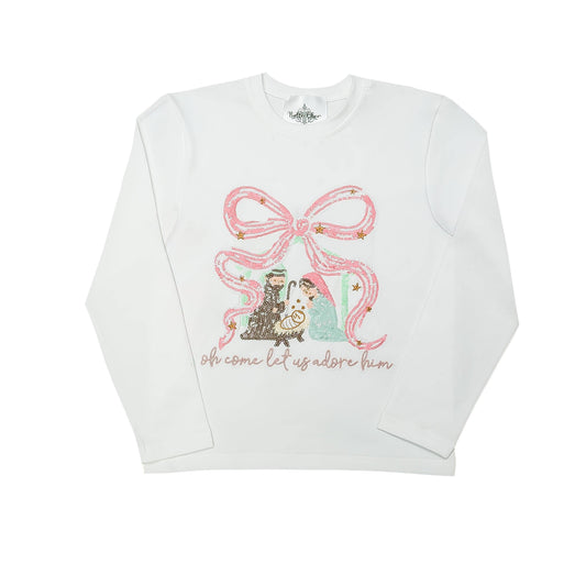Kids' Adore Him LS Tee