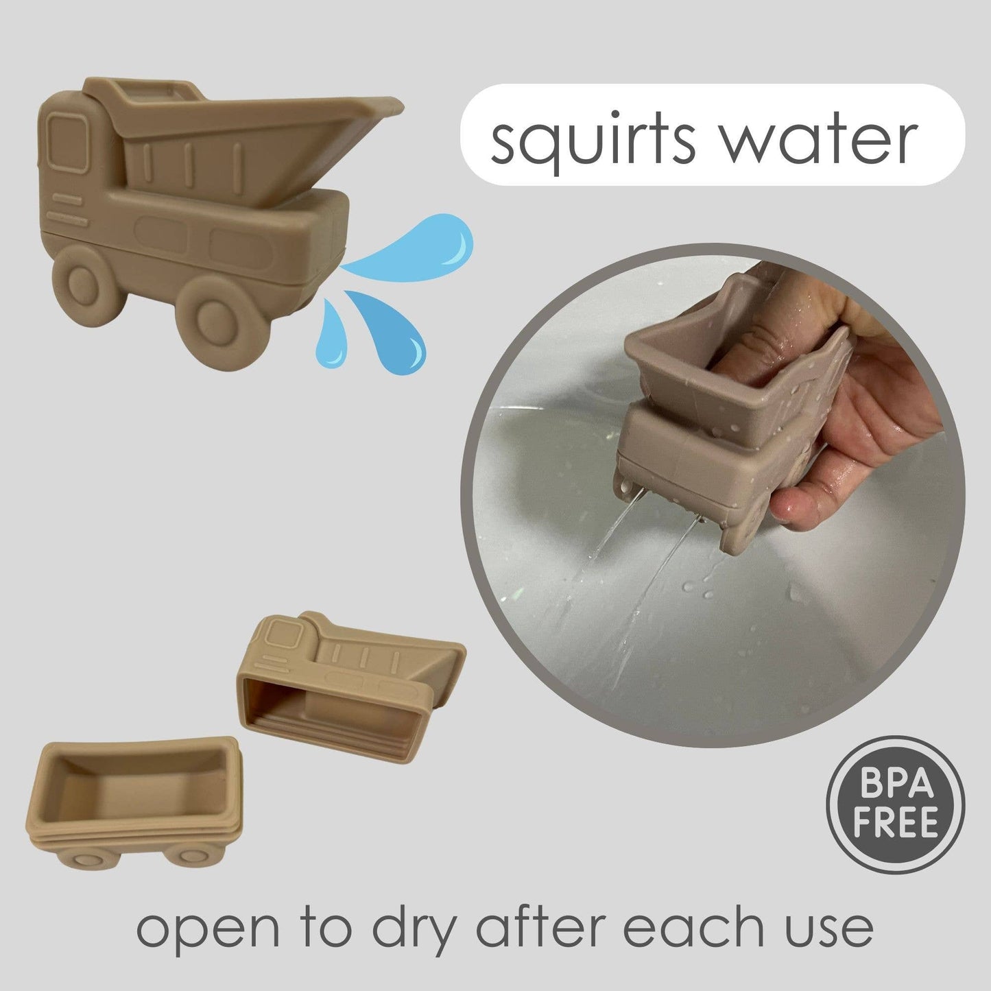 Ali+Oli Bath Toys - 3pc Water Set