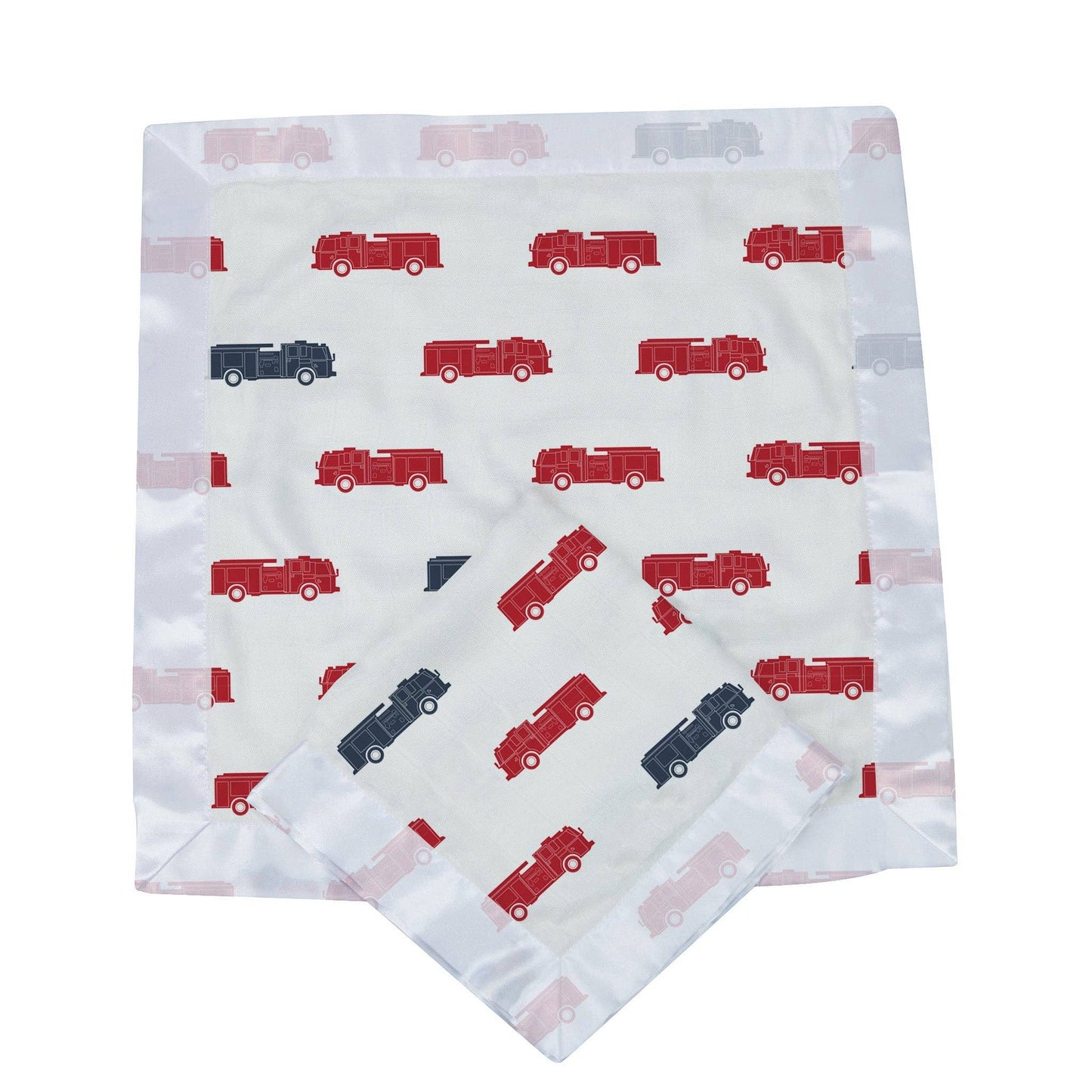 Blankie- Blue and Red Fire Trucks