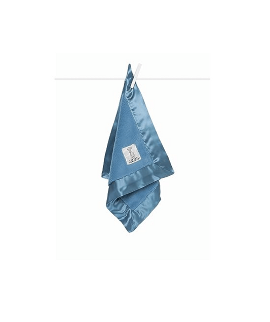 Little Giraffe Luxe Blanky - Cornflower