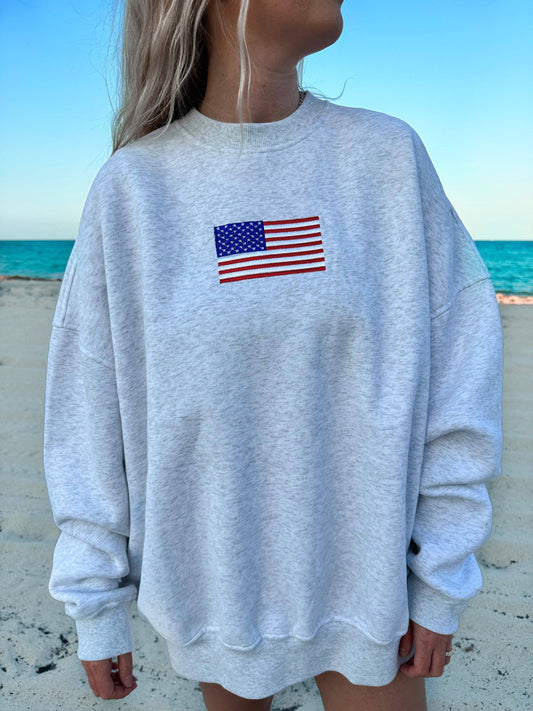 American Flag Sweatshirt