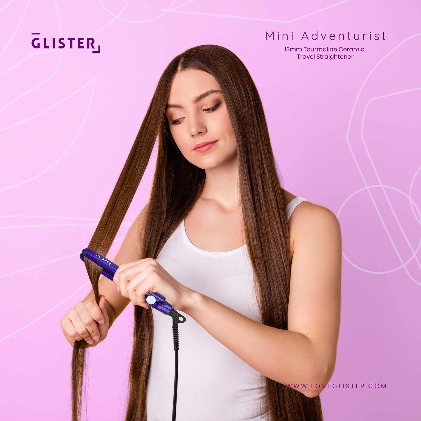 Mini Adventurist Flat Iron - Ultraviolet Purple