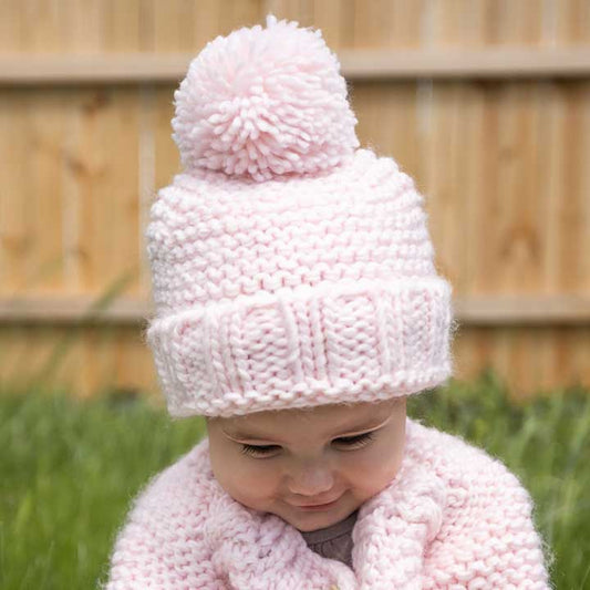 Blush Pink Beanie Hat