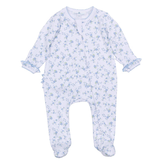 Skylar's Classics Print Zip Footie