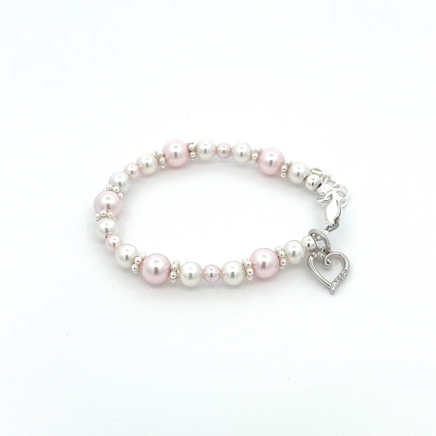 Remi Pink & White Pearl Bracelet