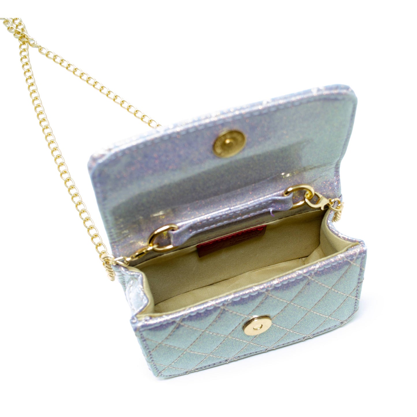 Quilted BFF Blossom Pearl Handle Handbag: Bubblegum
