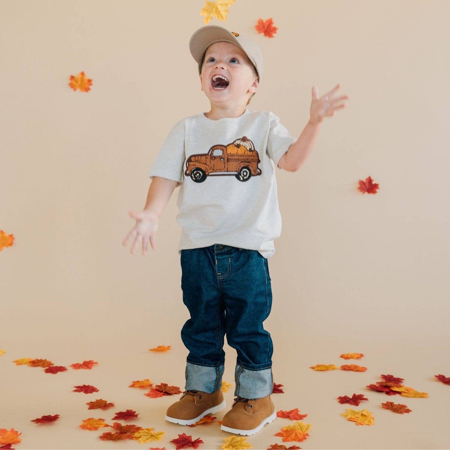 Fall Truck Patch Tee