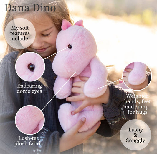 Pink Dino Plush Toy