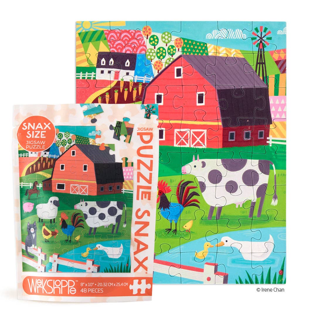 Farm Friends 48 Piece Puzzle Snax