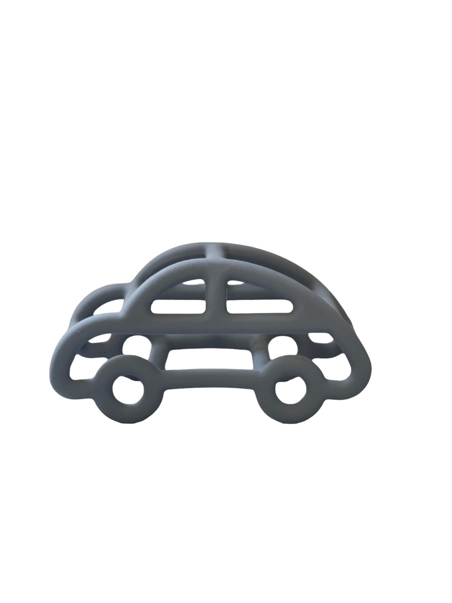 3D Silicone Car Teether - Rust