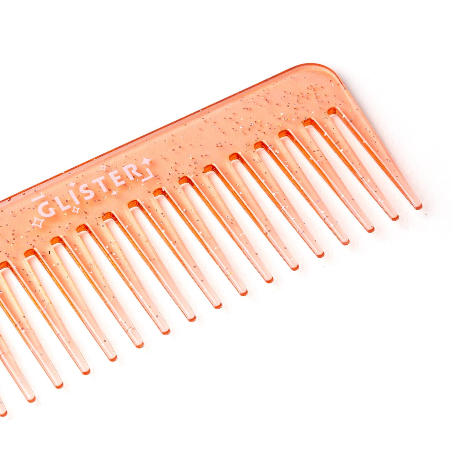 Wide Tooth Detangling Comb - Orange