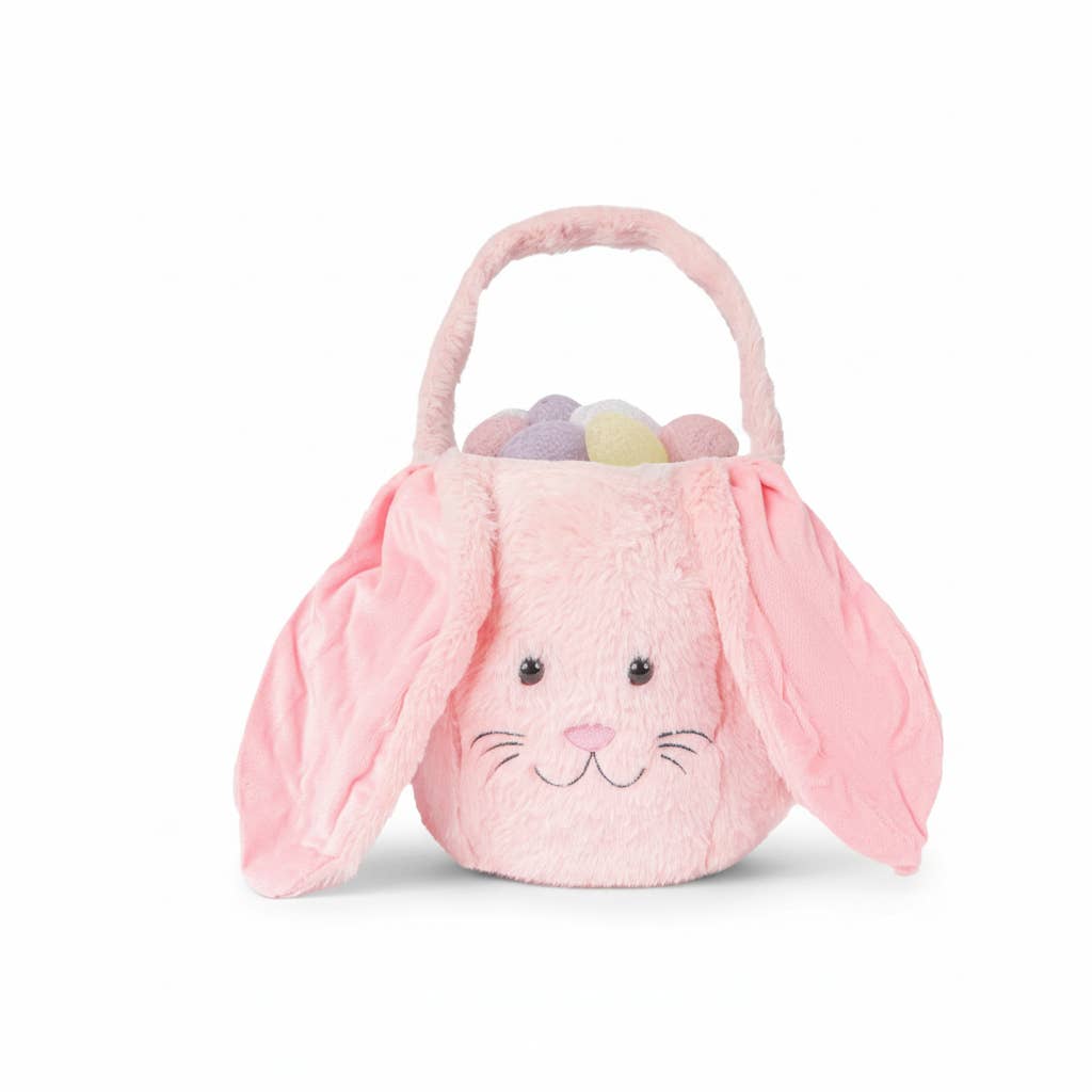 Plush Easter Basket- Pink
