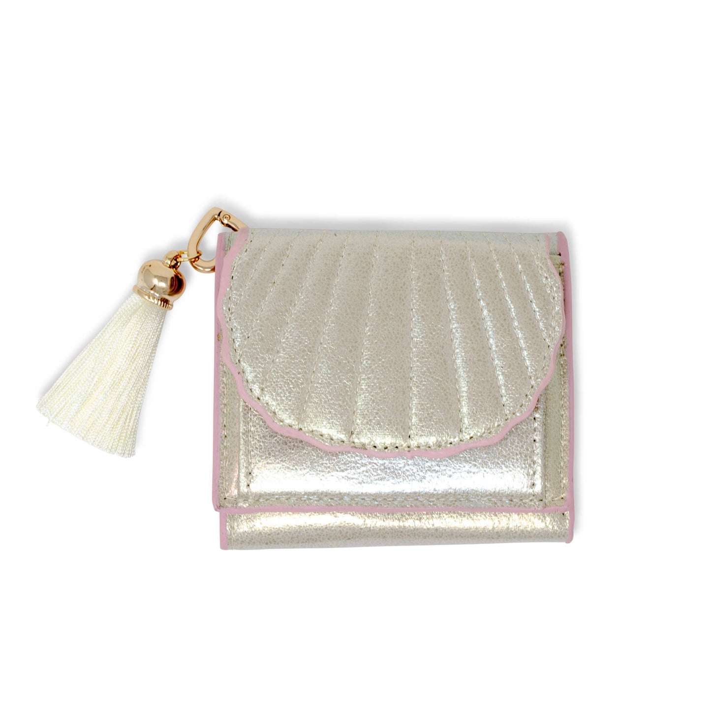 Seashell Treasure Coin Purse- Pearl