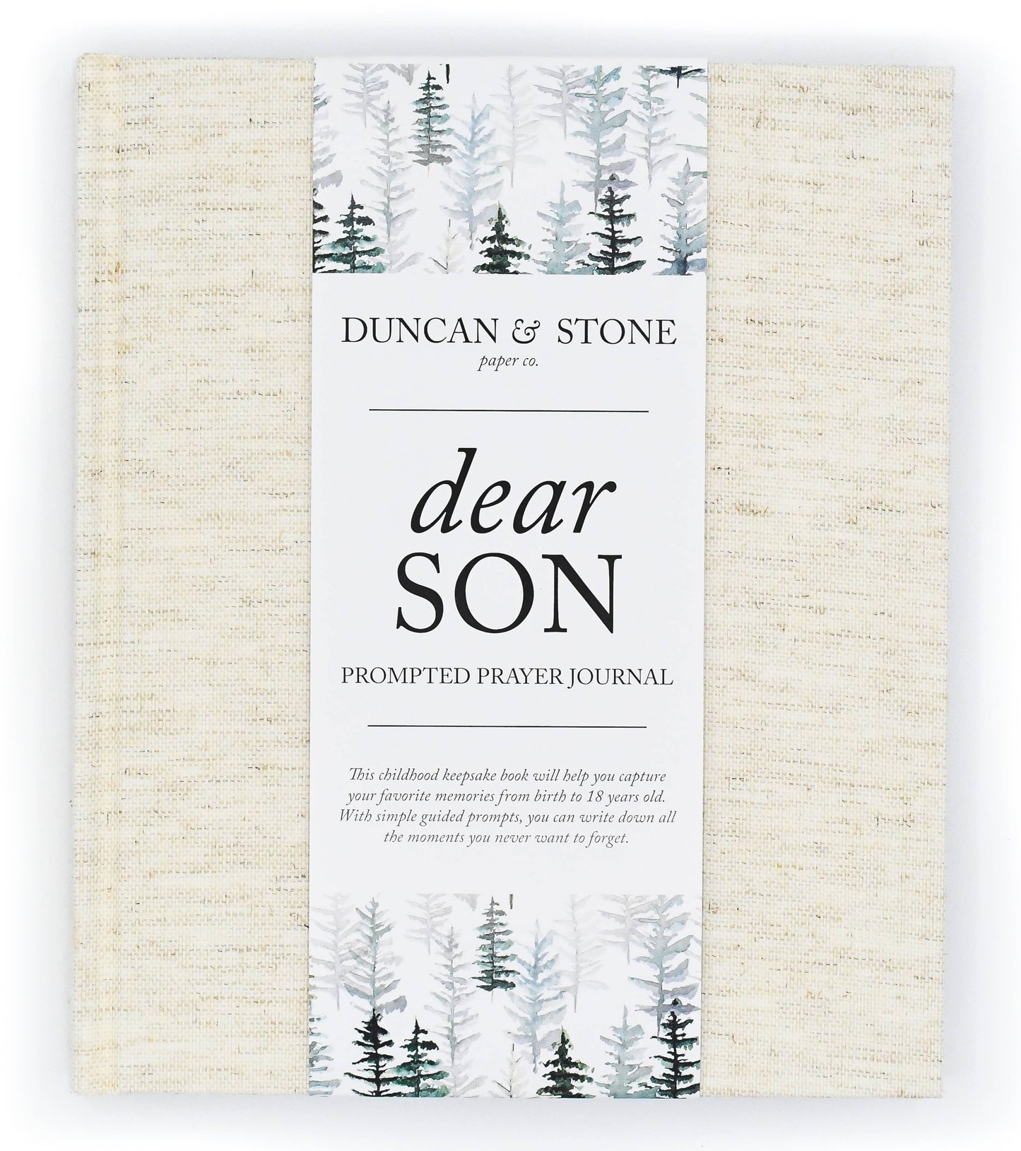 Dear Son Childhood Keepsake Book- Cream