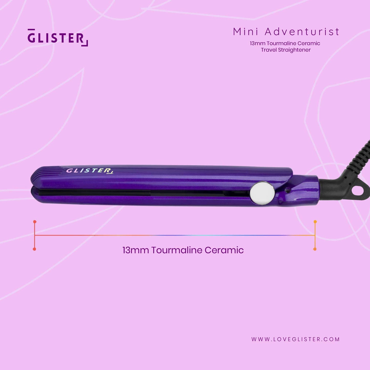 Mini Adventurist Flat Iron - Ultraviolet Purple