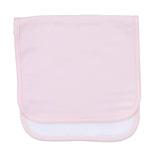 Solid Pink Burp Cloth