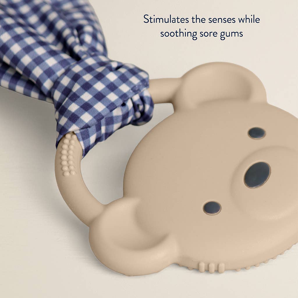 Crinkle Crew- Taupe Bear