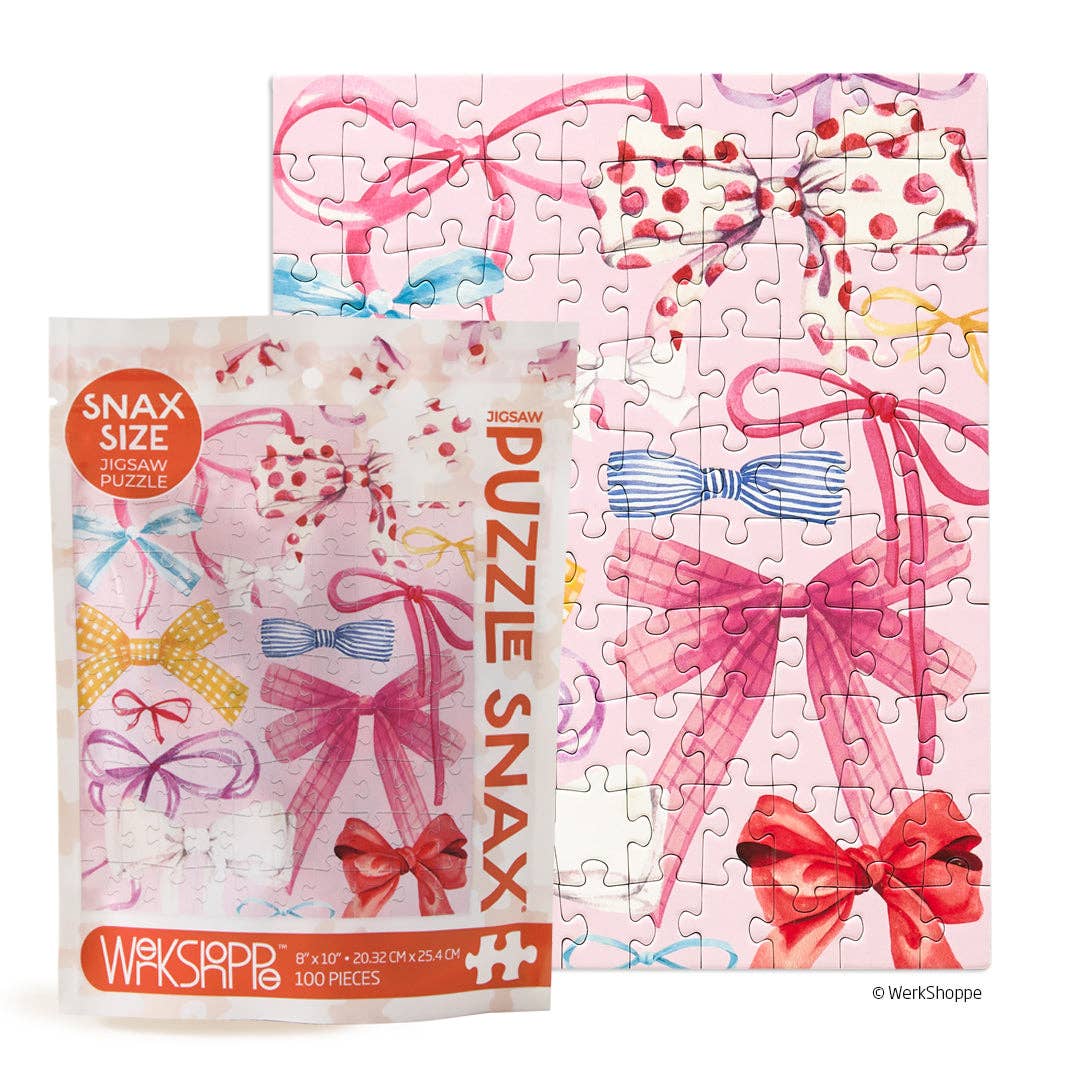 Ribbons & Bows 100 Piece Puzzle Snax | Valentine's Day