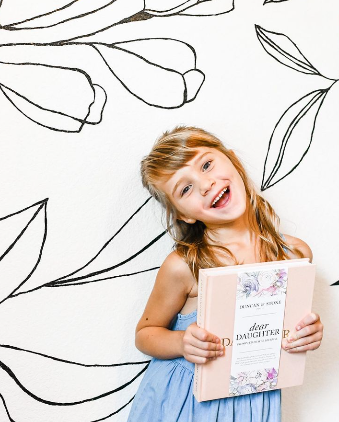 Dear Daughter Childhood Keepsake Book- Cream