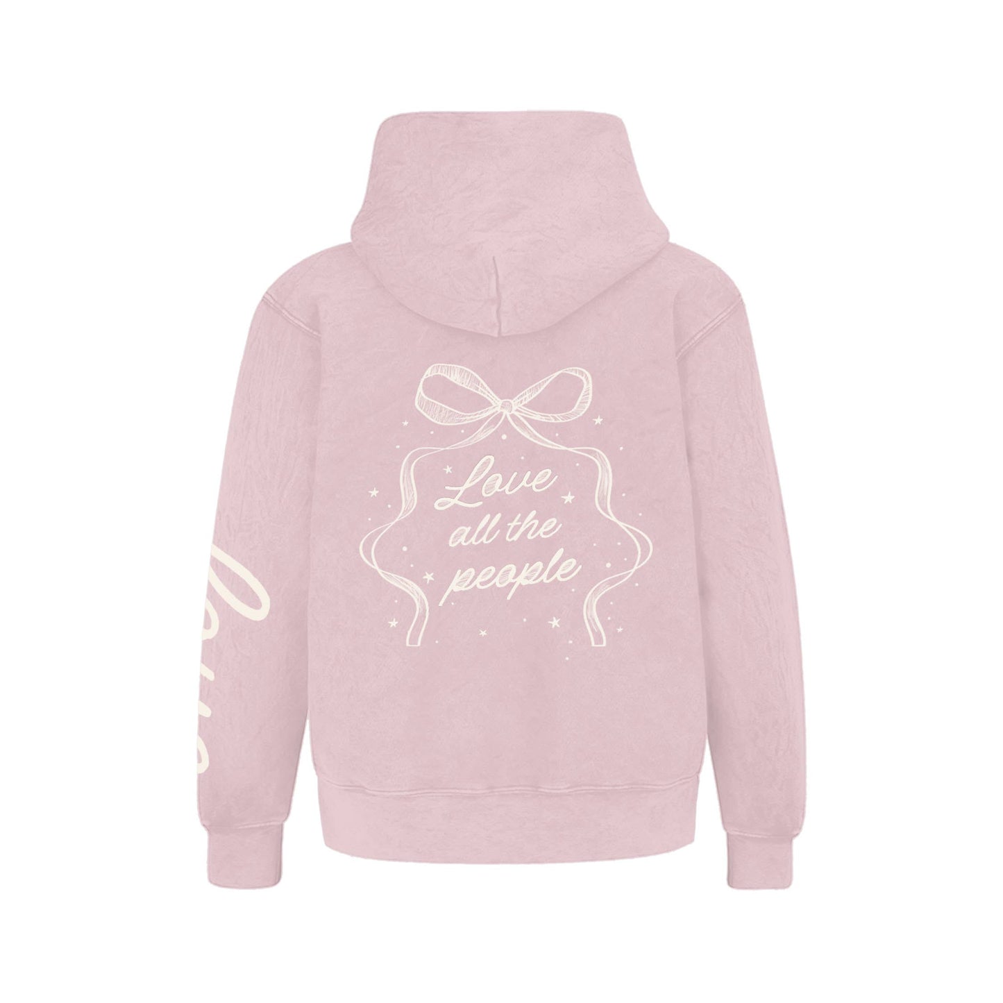 Kids Love People Hoodie - Pink