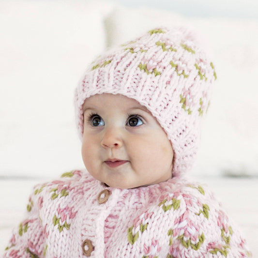 Bitty Blooms Blush Beanie Ha