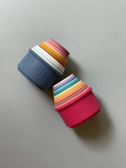 Numbers Cup Stacker - Navy
