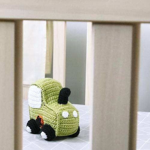 Plush Toy Tractor - Green