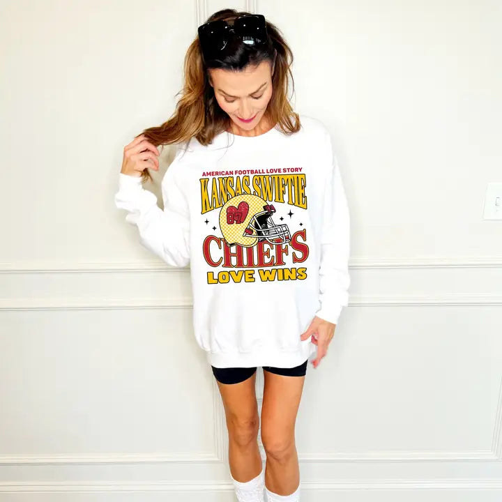 Kansas Swiftie Love Wins Sweatshirt