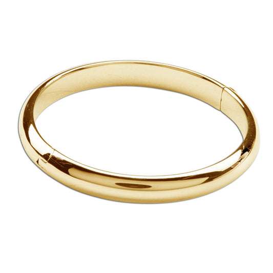 Gold Classic Bangle for Baby