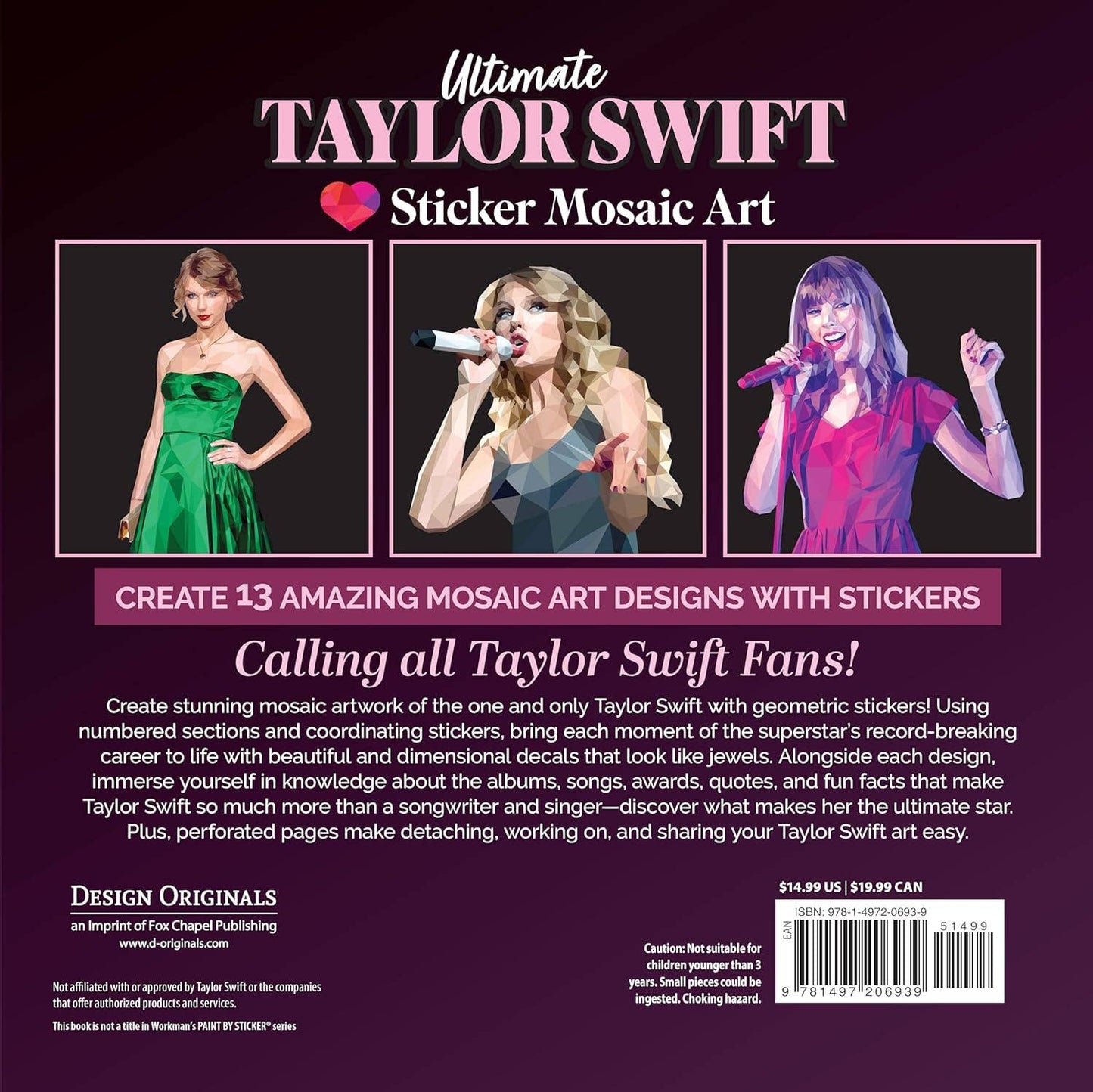 Taylor Swift Sticker Mosaic Art